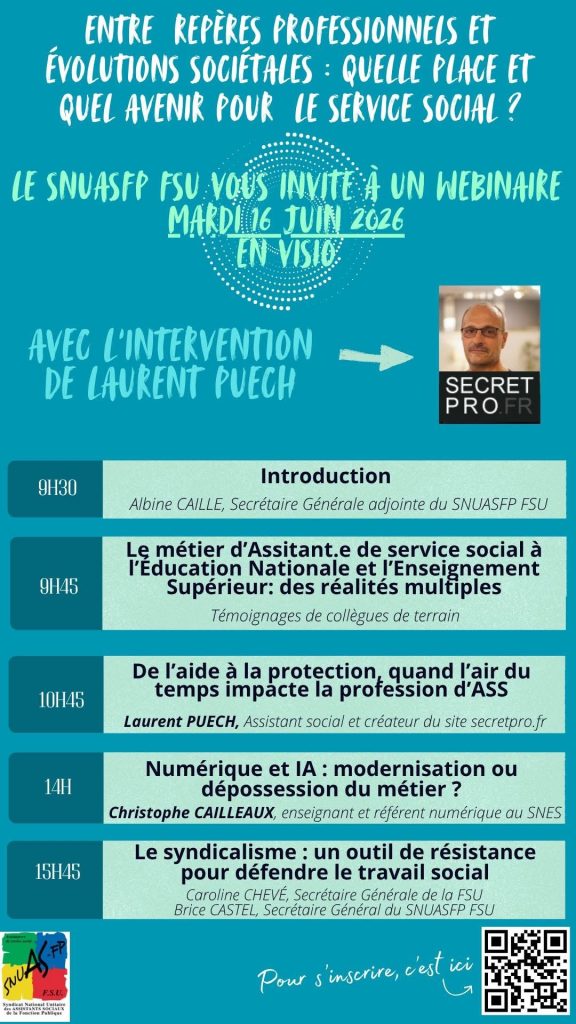 Programme du webinaire